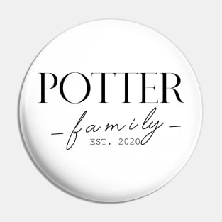 Potter Family EST. 2020, Surname, Potter Pin