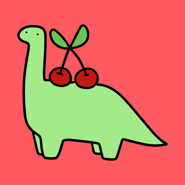 Cherry Long Neck Dino by saradaboru