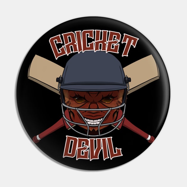 Cricket Devil Pin by RampArt