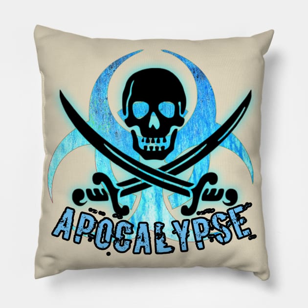 Pirate t-shirt designs Pillow by Coreoceanart