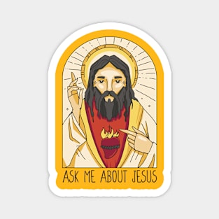 Ask Me About Jesus Magnet