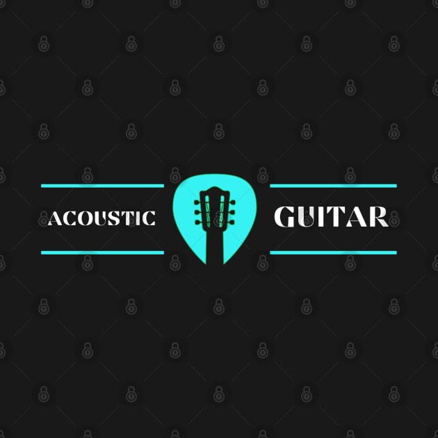 acoustic guitar by bahullah_art