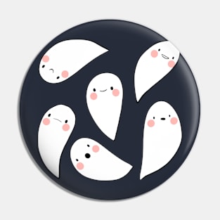 Ghost illustration Pin