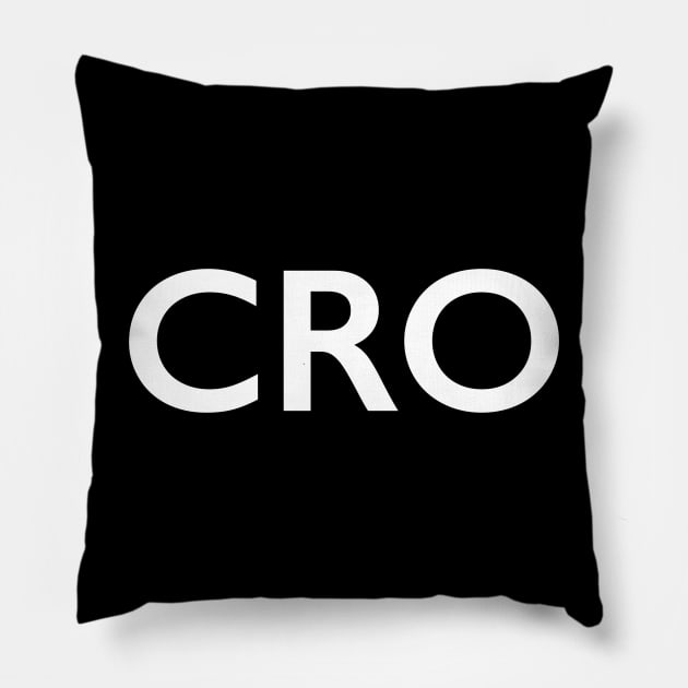 CRO Pillow by StickSicky