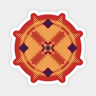 Solar Radiance Mandala Magnet