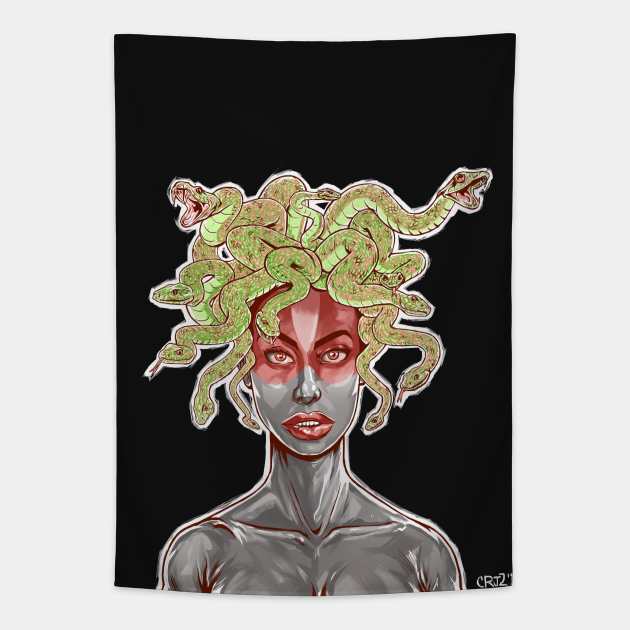 Medusa Tapestry by craigjohnsonii