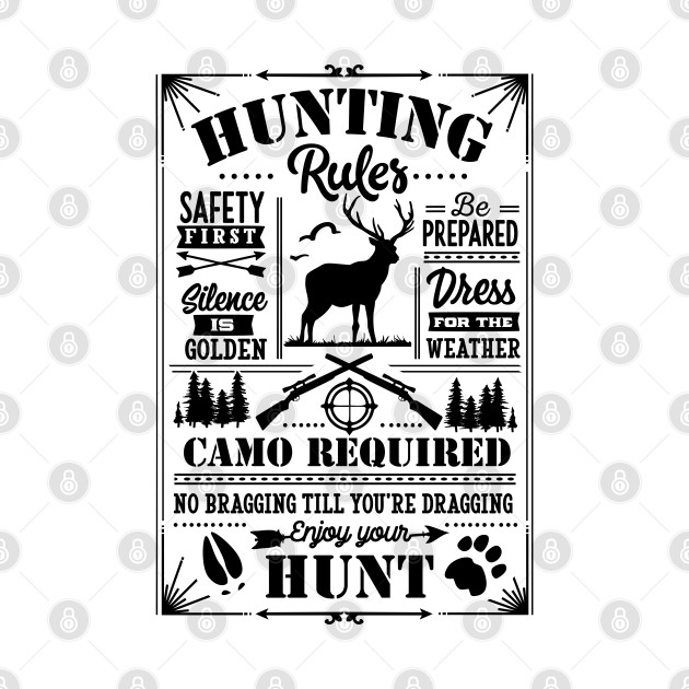 Hunting rules by Myartstor 