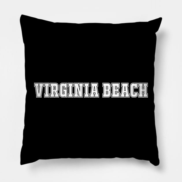 Virginia Beach Pillow by bestStickers