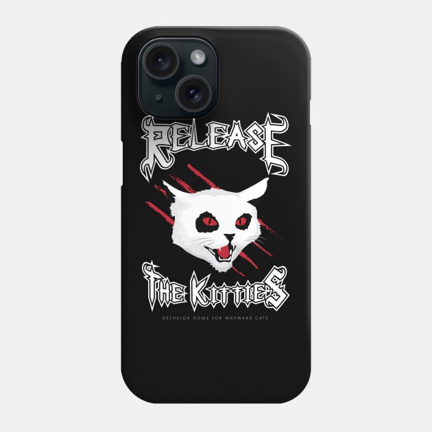 Release the Kitties Phone Case by patrickkingart