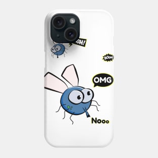 Funny Housefly T-shirt Gift for insects lovers Phone Case