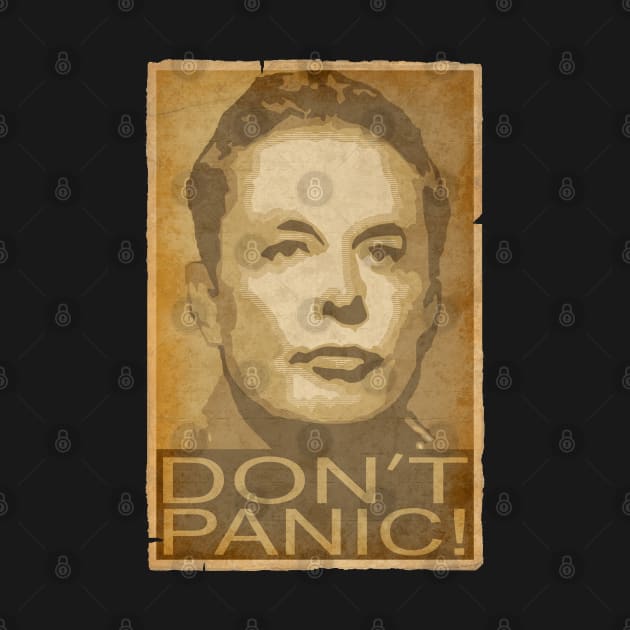 Elon Musk Musk Dont Panic by Nerd_art