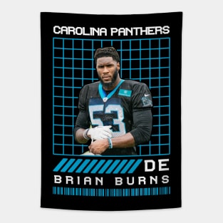 BRIAN BURNS - DE - CAROLINA PANTHERS Tapestry