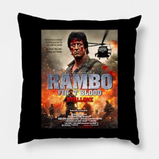 Rambo Artwork print Pillow