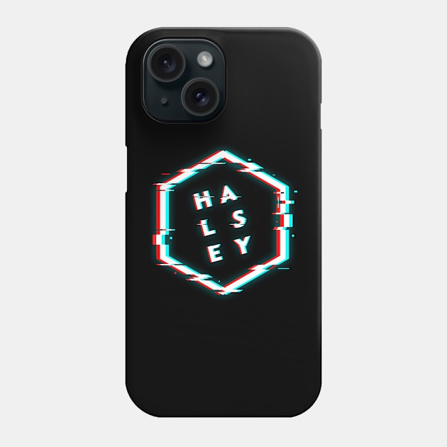 HALSEY POLYGON GLITCH Phone Case by BELLASOUND