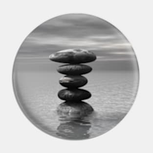 The Art of Balancing Stones Pin