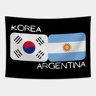 Korean Argentinian - Korea, Argentina Tapestry