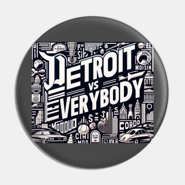 Detroit Pin by sonnycosmics