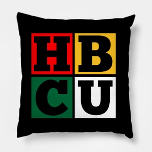 HBCU Block Letters Pillow