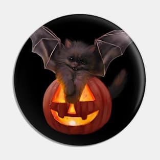 Cat bat Pin