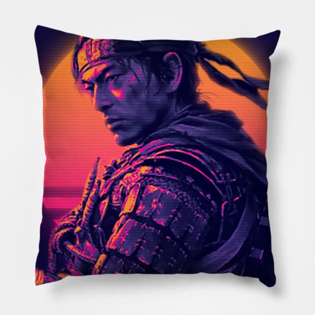 Ghost Of Tsushima Pillow by mrcatguys