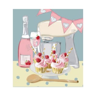 Pink Prosecco cupcakes T-Shirt