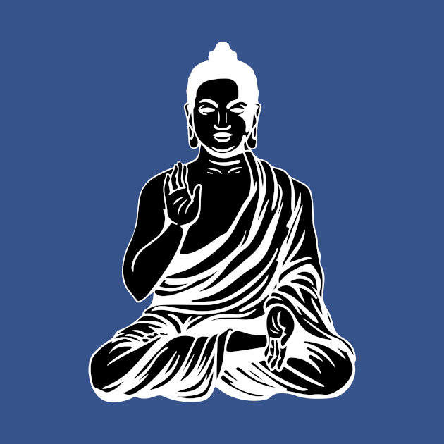 Buddha (white) by emptyspaceshop