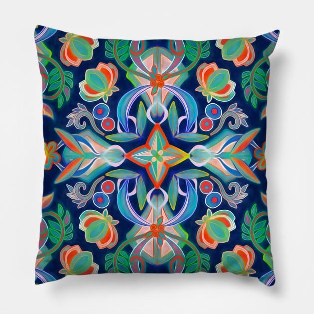 Navy boho pillow store