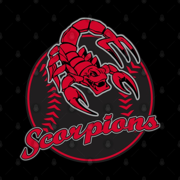 Scorpions Baseball Logo by DavesTees