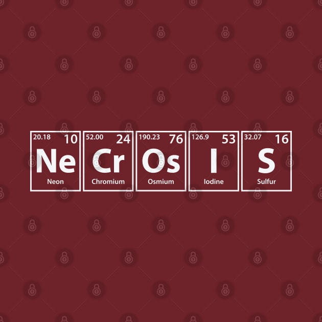 Necrosis (Ne-Cr-Os-I-S) Periodic Elements Spelling by cerebrands