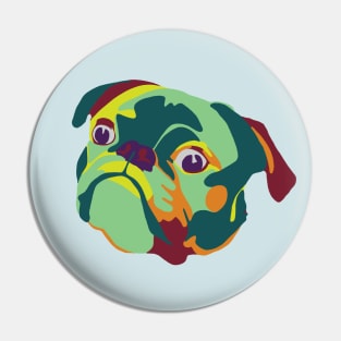 Boston Terrier Portrait Pin