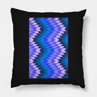 Blue Fabric Texture Pillow