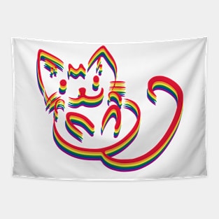 LGBTQ Cat Tapestry