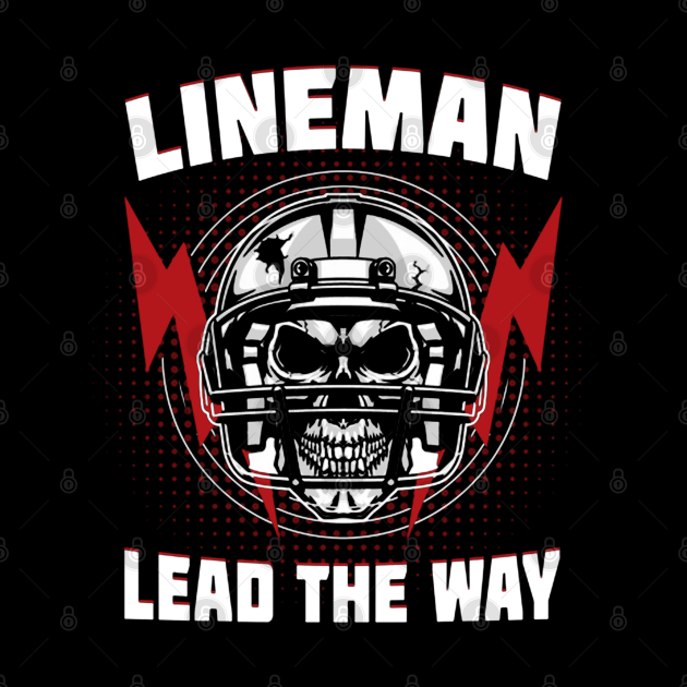 American Football Lineman Lead The Way - Lineman - Mask | TeePublic AU