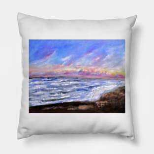 Kims Beach Sunset No2. Pillow