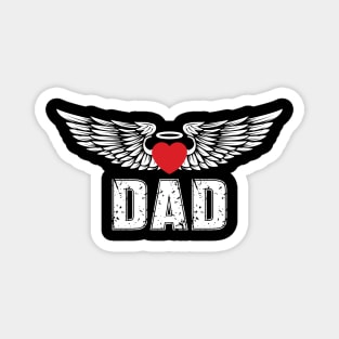 Dad Is An Angel In The Sky (Remember Lost Dads) Magnet