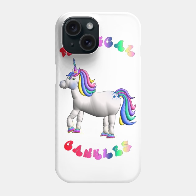 Fat Unicorn - Magical Cankles Phone Case by ButterflyInTheAttic