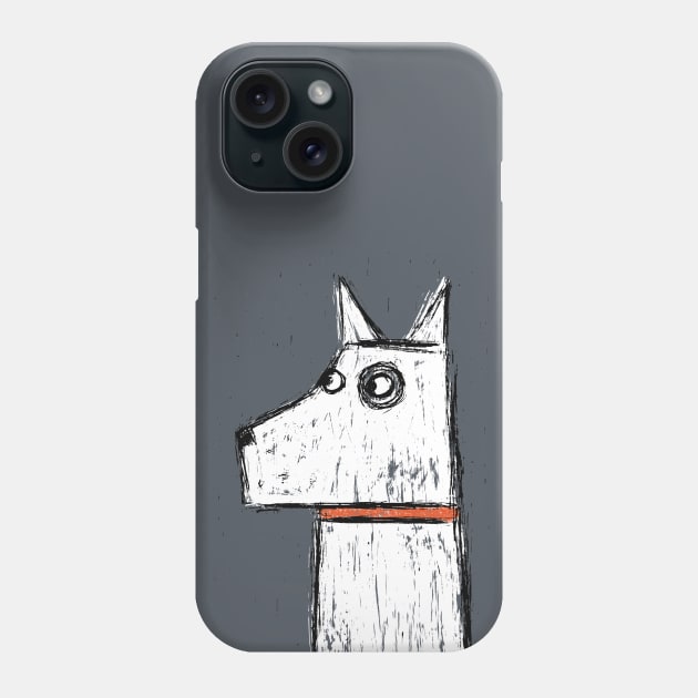 West Highland Terrier Dog Illustration Phone Case by NicSquirrell