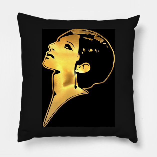 Superstar | Gold Series | Pop Art Pillow by williamcuccio