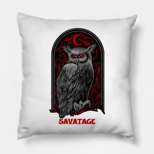 The Moon Owl Savatage Pillow