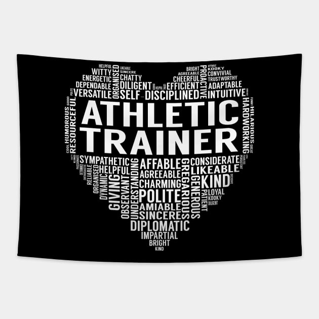 Athletic Trainer Heart Tapestry by LotusTee