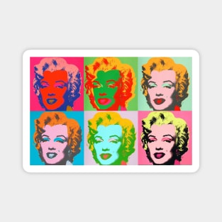 Marilyn Pop Art Magnet