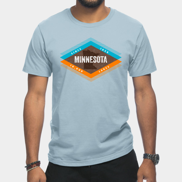 Discover Vintage Mid Century Modern Minnesota - Minneapolis - T-Shirt