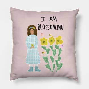 I am blossoming Pillow