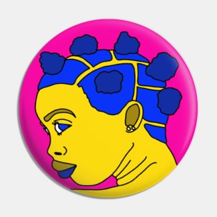 Blue Bantu Pin