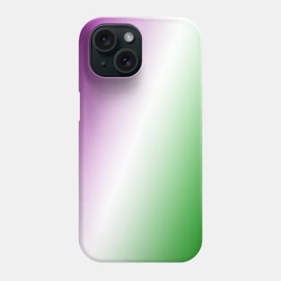 purple white green abstract texture gradient Phone Case