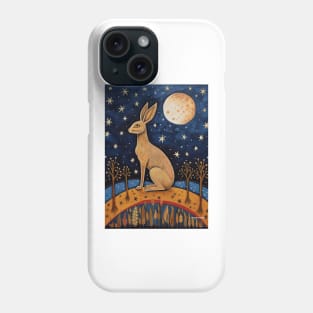 Moonlit Reverie: The Hare's Serenity Phone Case