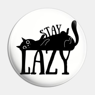 Lazy Cat Pin