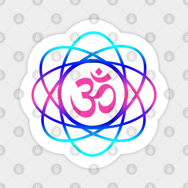 Om Symbol Aum spiritual Yoga Meditation Mantra Magnet by PlanetMonkey