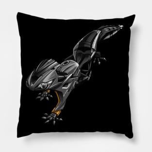 Triumph Daytona Gecko Black Pillow