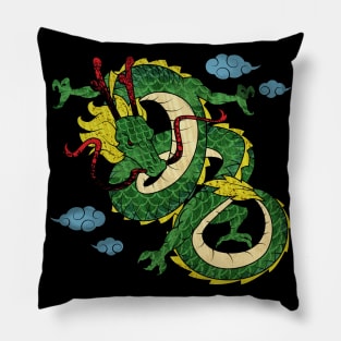 Chinese Dragon Illustration Mythology Pillow